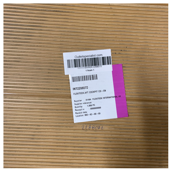 Quicksilver Flexiteek Decking Sintético de Teak para o chão do Cockpit de popa - 2288072 