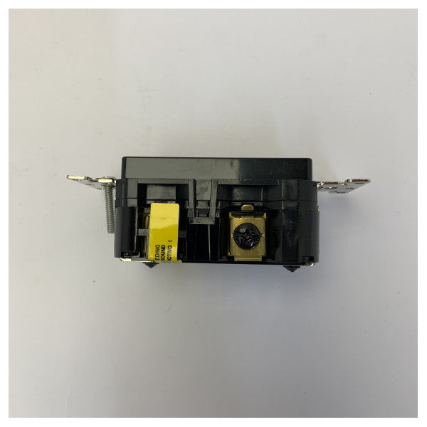 Tomada GFCI Leviton G5262-WTE 15A 125V resistente às intempéries e a adulterações 