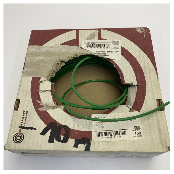 H07V-K 4mm2 Single Core Flexible Electrical Cable - Green 100m