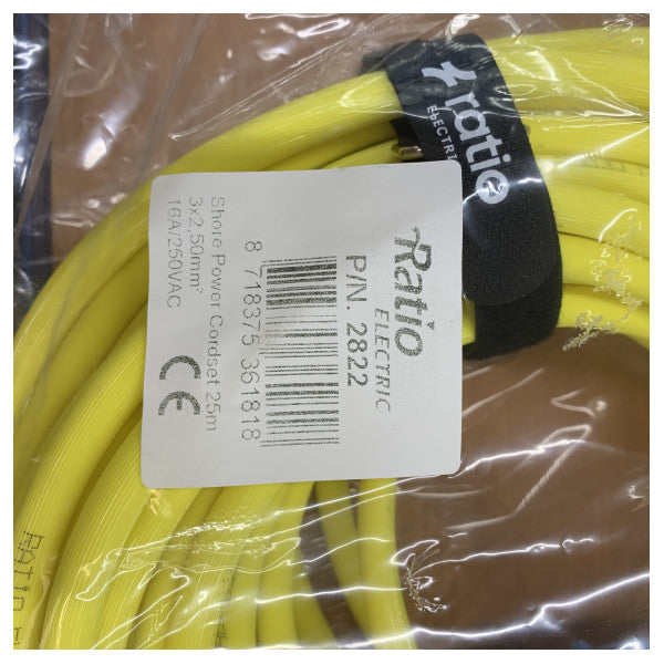 Ratio Electric Marine Shore Power Cable - 2822B žuti 