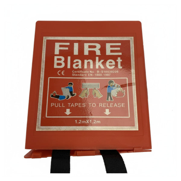 Marine Fire Blanket In Case With Mounting Points - ELC-3020095