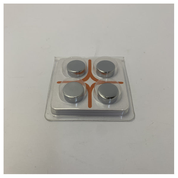 Vis décorative marine chromée avec insert en laiton AN-15-CP - Accastillage de yacht 
