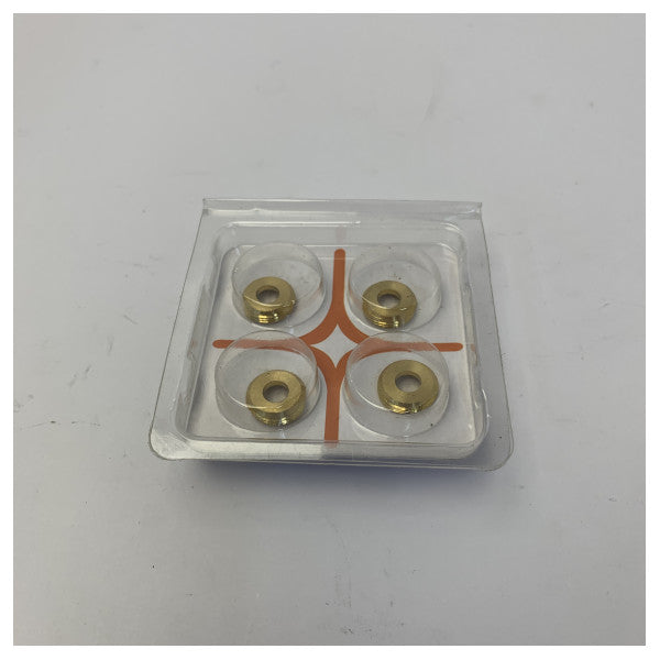 Vis décorative marine chromée avec insert en laiton AN-15-CP - Accastillage de yacht 