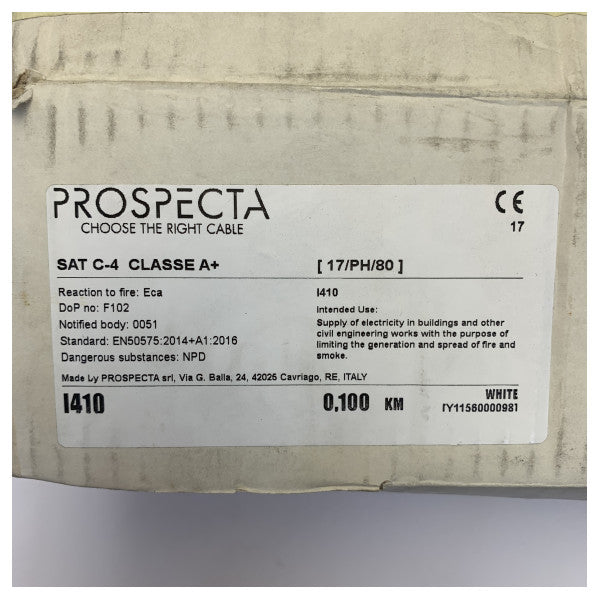 Cavel DG113 75 Ohm koaksial antennekabel - maritim kvalitet satellit RG6-type 65 m 