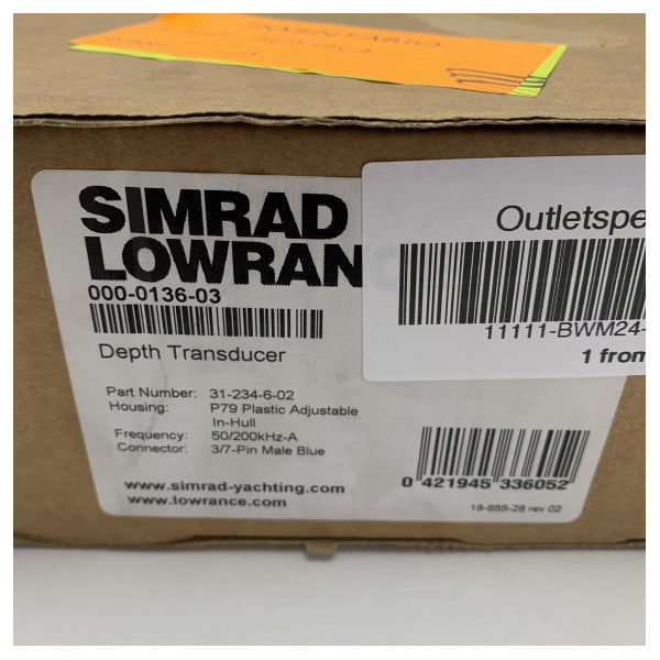 Simrad Airmar P79 in-hull depth transducer 600W - 000-0136-03 