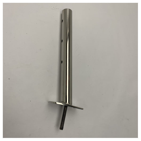 Marine Grade Stainless Steel 25mm Chair Support with 12 degree Backrest for Boats