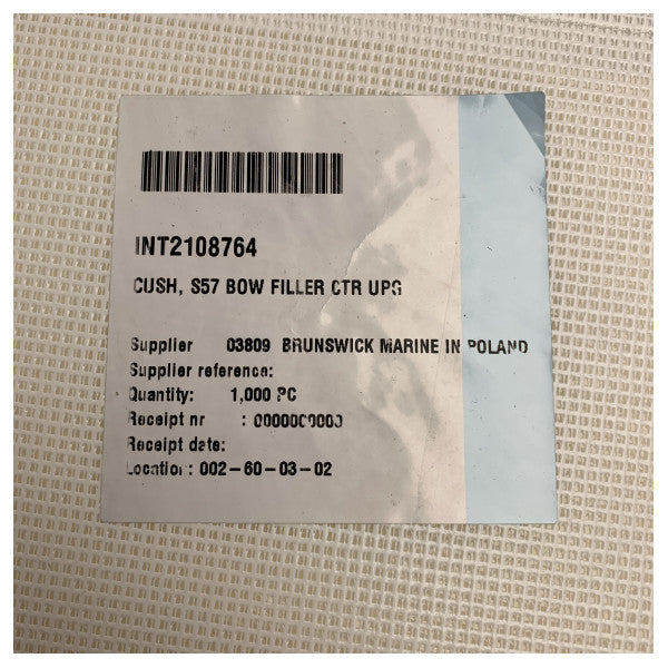 Uttern S57 Comfortable Marine Bow Filler Cushion brown weather proof