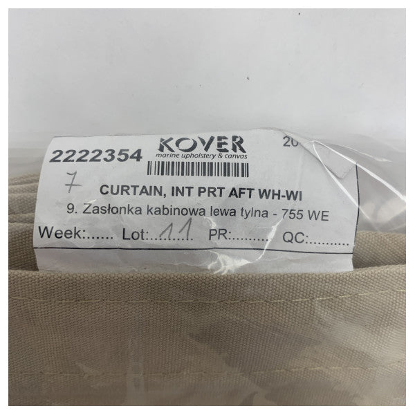 Завіса для каюти ззаду ліворуч Quicksilver 755 Weekend - 2222354 