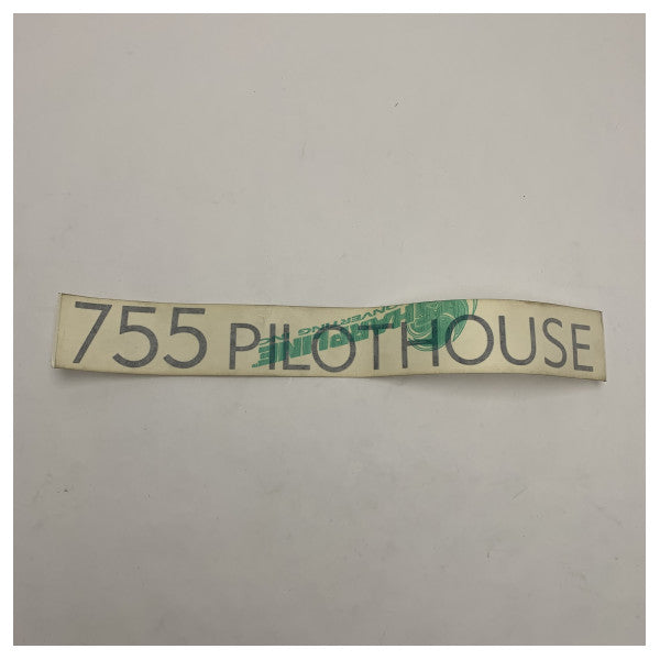 Autocollant résistant aux intempéries logo Quicksilver Marine Graphic 755 Pilothouse 