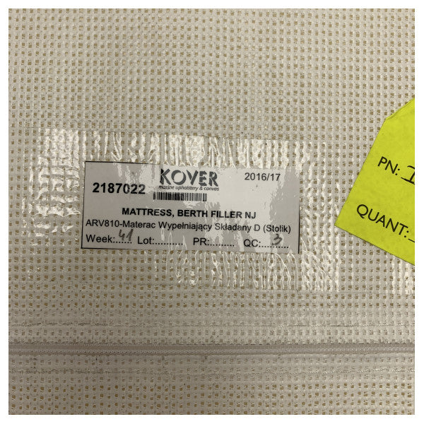 Matelas de remplissage de couchette Quicksilver Captur 810 Arvor Gris - 2187022 