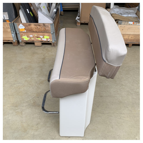 Komdu u Durabbli Quicksilver 805SD Marittimu Leaning Post b'Ħażna u Ponta ta' Stainless 