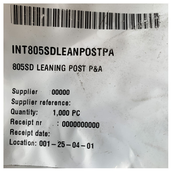 Komdu u Durabbli Quicksilver 805SD Marittimu Leaning Post b'Ħażna u Ponta ta' Stainless 