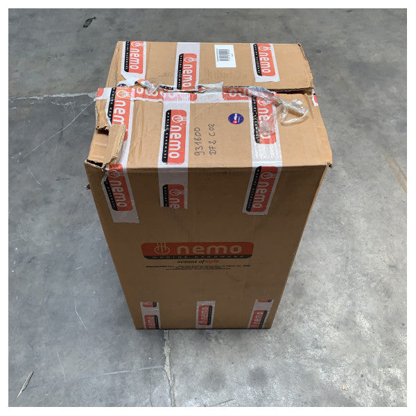 Nemo rustfrit stål yacht svømmerstige med teaktræstrin - Holdbar maritim boardingstige 