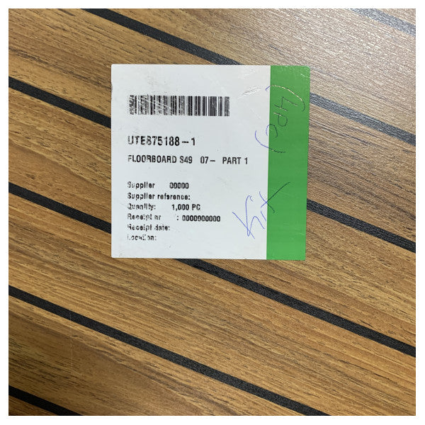 Uttern S49 Deniz Teak Laminat Kokpit Zemin Tahtası - 875188 