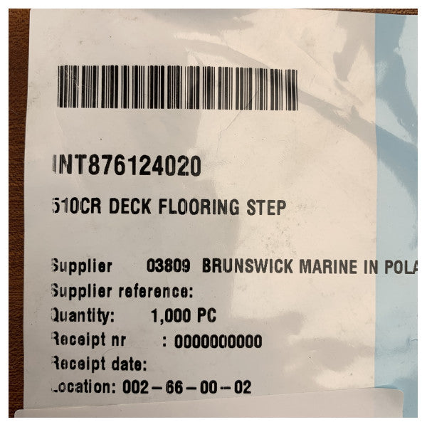 Kit de Passo para Piso Laminado de Teak Quicksilver 510 Cruiser - 876124020 