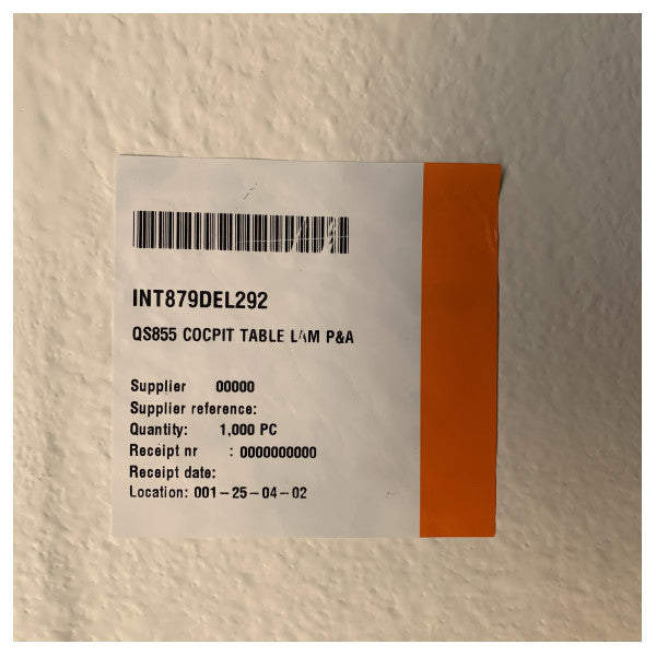 طاولة قمرة القيادة المطلية البيضاء اللامينت Quicksilver 855 - 879DEL292 