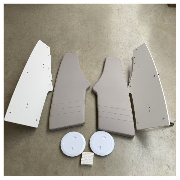 Quicksilver Activ 555 Open Bow Sunlounge Marine Seat Cushion Kit - 879POR031