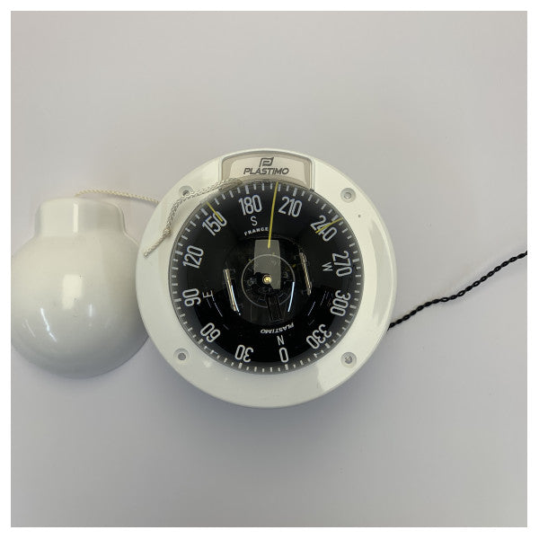 Plastimo Olympic 100 Marine Compass with Light and Cover - Black 64762 