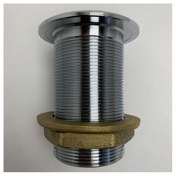 2インチクロムメッキ真鍮海洋ドレイン継手 - 耐久性耐腐食性海水ドレイン