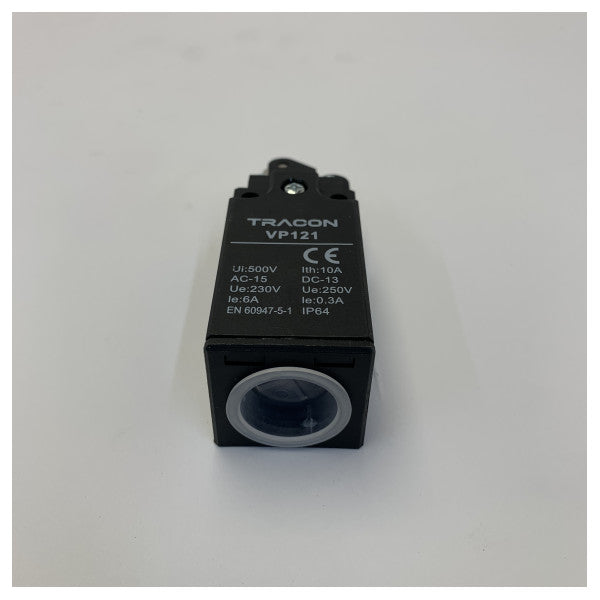 Tracon Electric VP121 Interruptor de Fim de Curso - Microrruptor Industrial para Iate Marítimo 