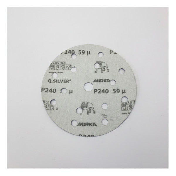 Mirka 150mm Sanding Disc P240 Multi-Hole Grip -P240