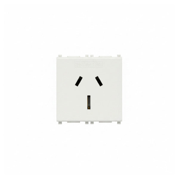 Vimar 14262 Plana Australian Standard Electrical Outlet 2P+E 10A 250V Flush Moun 
