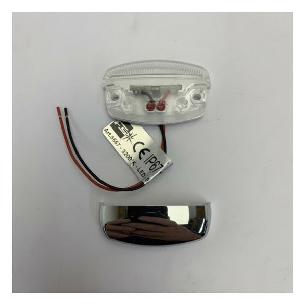 Marine LED courtesy trinnlys kromramme - 5667.C.3200 yachtbelysning 
