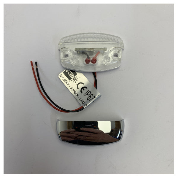 Marine LED courtesy trinnlys kromramme - 5667.C.3200 yachtbelysning 
