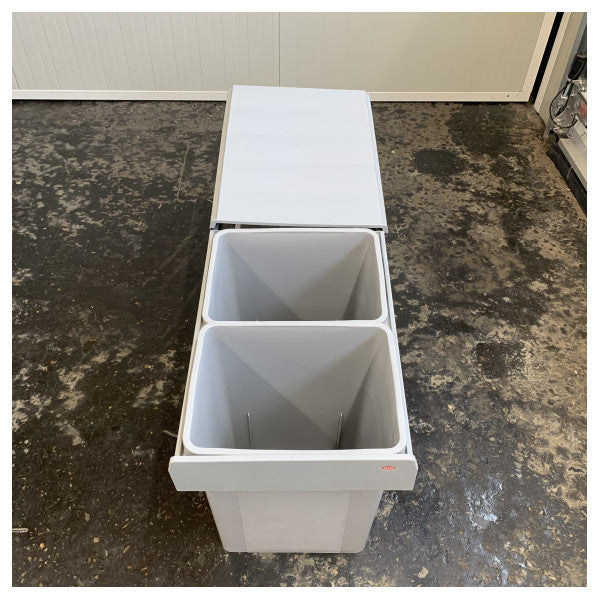Wesco Traditionline Big Double 52 l Poubelle encastrée 757-811-85 