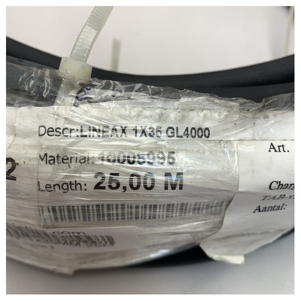 كابل بطارية نيكسانز المرن 35 مم2 - 25 متر أسود