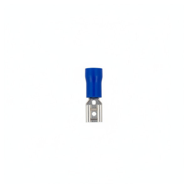 Conector elétrico fêmea tipo forquilha isolado 2,5/5/0,5 mm - grau marítimo 