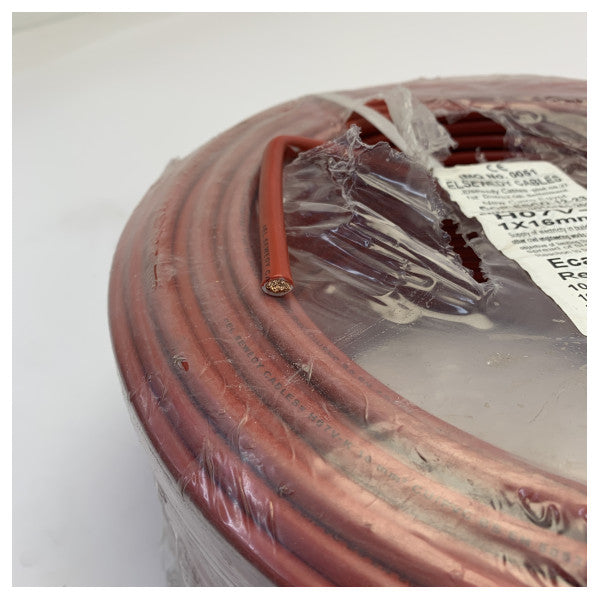 Câble flexible H07V-K 16 mm² rouge - 1 m 