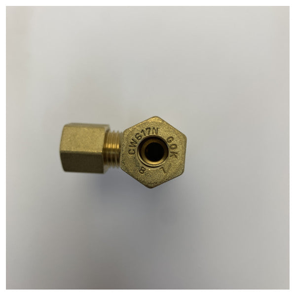 GOK Brass T-stykke gasfitting CW617N - marine yacht VVS-connector 