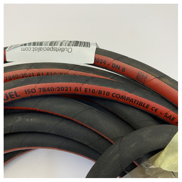 Alfagomma Marine Fuel Hose DN 8 8/16mm ISO 7840-2021-A1 Linha de combustível para iate 