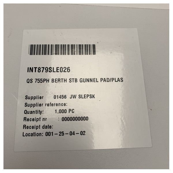 Quicksilver Activ 755 Pilothouse Cuscino Gunnel Tribordo / Plas - 879SLE026 