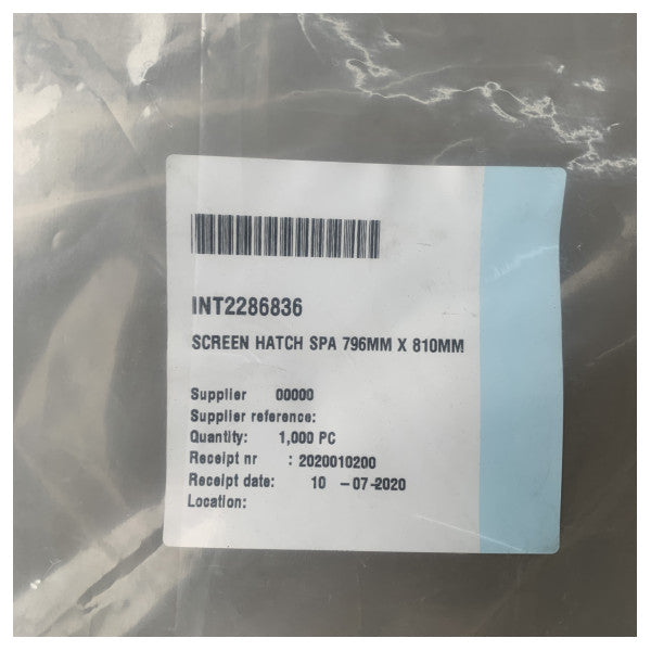 Dometic OceanAir 796 x 810mm Marine Screen Hatch - SPA-796/810-R