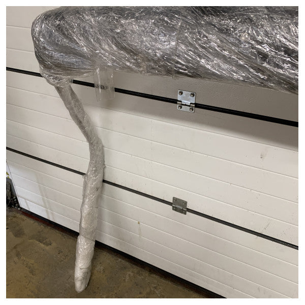 Uttern S65 rostfritt stål bimini-ram med antracittyg - VK_UTS65SPRPO 