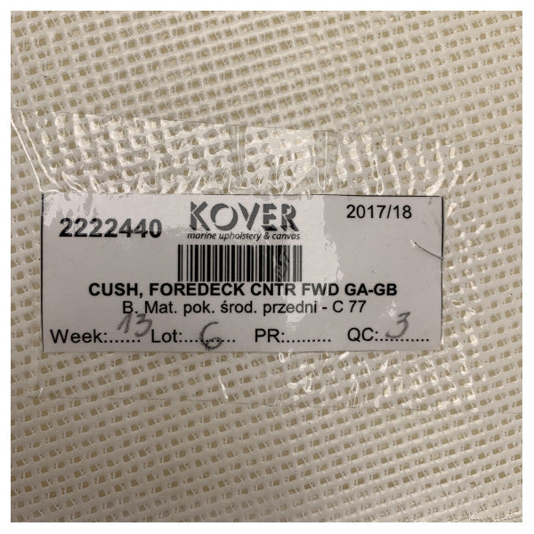 Uttern C77 Κεντρικό Μαξιλάρι Πλατφόρμας Ανθρακί - 2222440E 