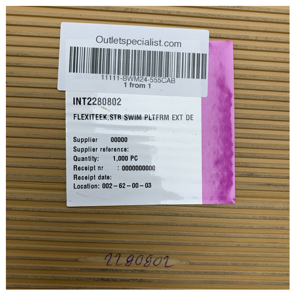 Quicksilver 555 Cabin Τεχνητό ξύλο για την πλατφόρμα κολύμβησης από τη δεξιά πλευρά - 555CAB 