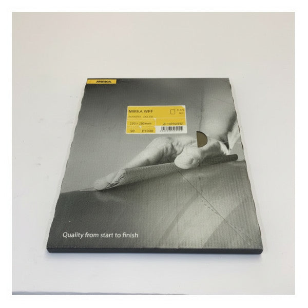 Mirka WPF Waterproof Sanding Paper P1000 - 230x280mm Sheet 50pcs