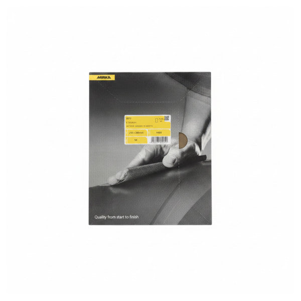 Mirka WPF Karta tar-Ramel Waterproof P400 Grit 230x280mm - 22222-ELC-WPF-P400 