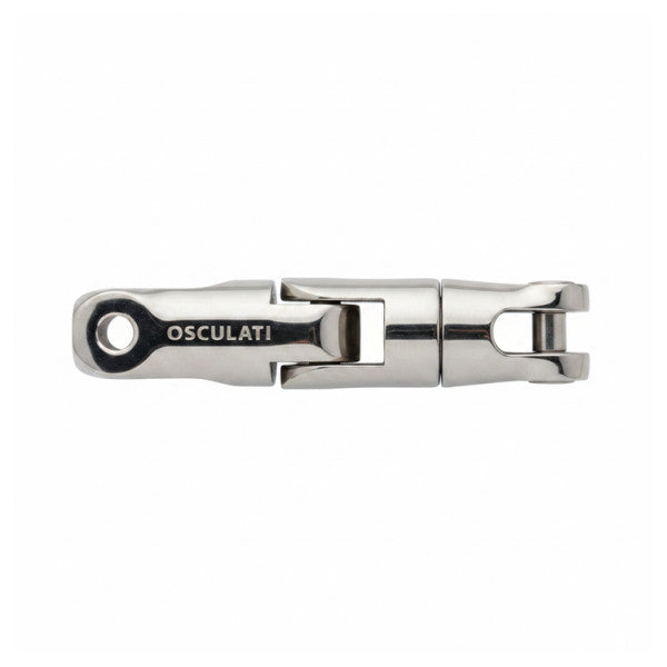 Osculati Double-Eye Swivel Yacht Hardware - Stainless Steel Connector 01.742.10