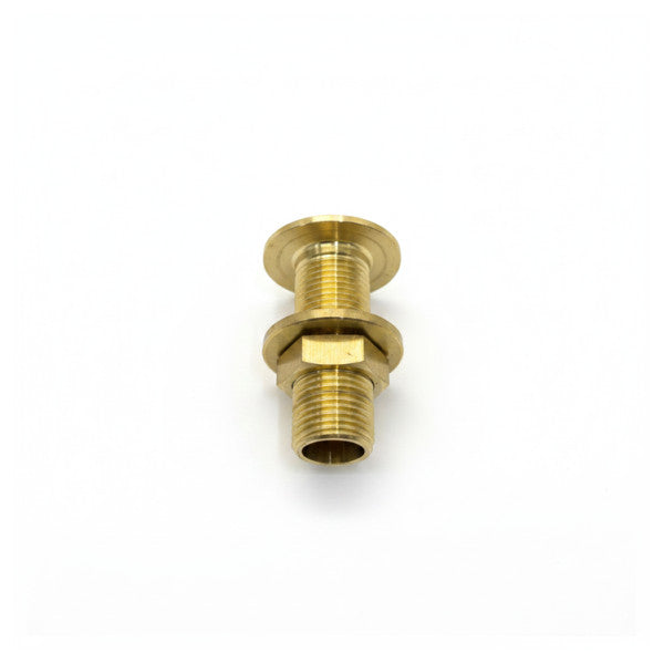 Maestrini 1/2inch Chrome Brass Hose Tail Fitting 7053D