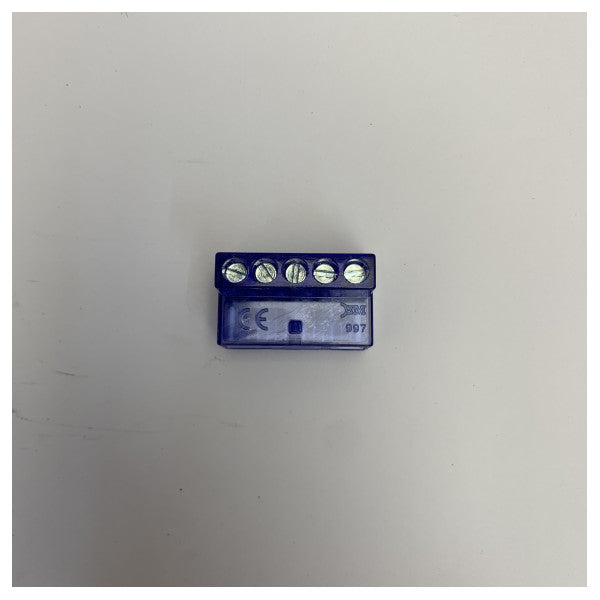 BEM Insulated Electrical Distribution Terminal Block, 5-Pole, 16 mm