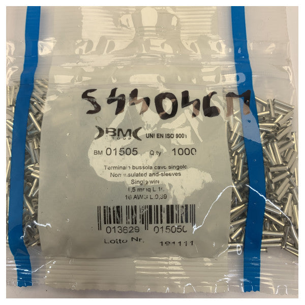 Marine elektrisk connector 1,5 mm 01505 - 1000 stk 