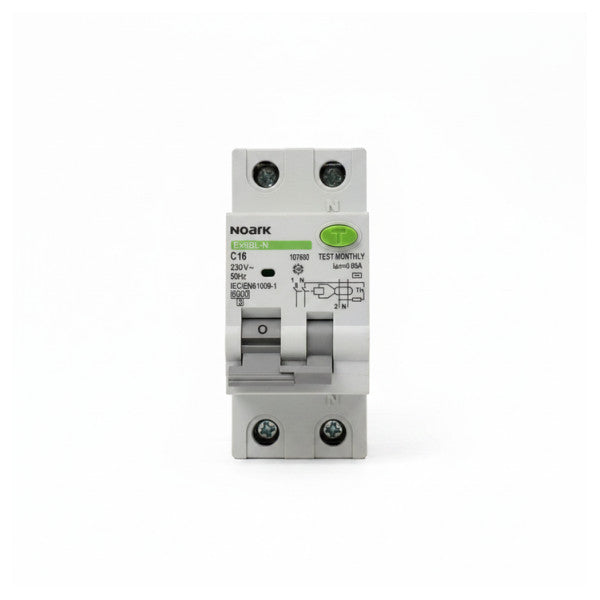 Noark KZS C16 RCBO 1P+N 30mA 0,03A Fehlerstromschutzschalter 