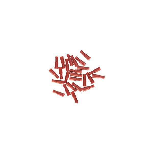 Connecteur électrique femelle cylindrique 1,5 mm rouge 1,5/4 RD 100 pièces 