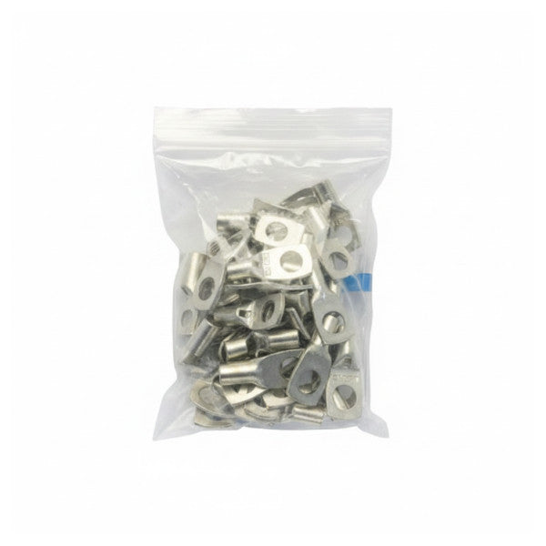 Copper Tubular Cable Lug 25mm2 M10 - Marine Grade Electrical Connector 90pcs