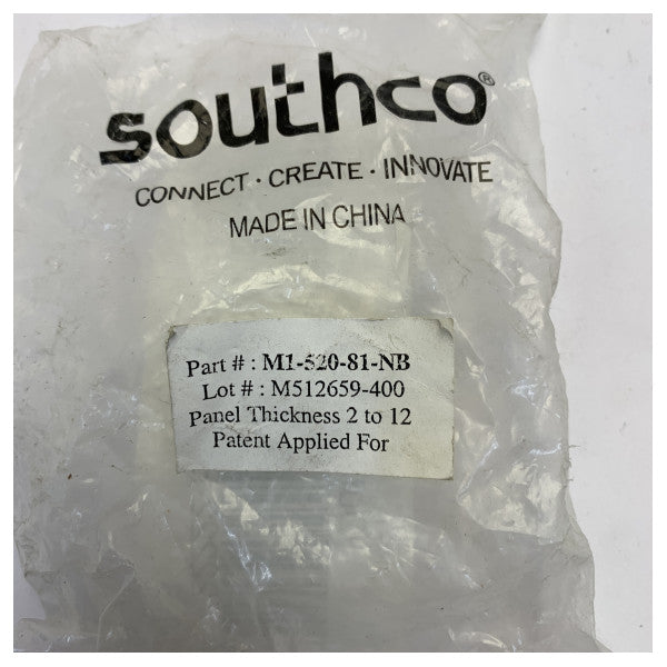Southco M1-520-81-NB Schließkeil für Yachtverschlüsse 2-12 mm Plattenstärke 