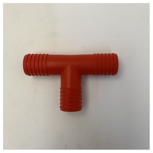 Conector em T com espigão de 3 vias em plástico Osculati 25mm 1 polegada - 17.204.25 